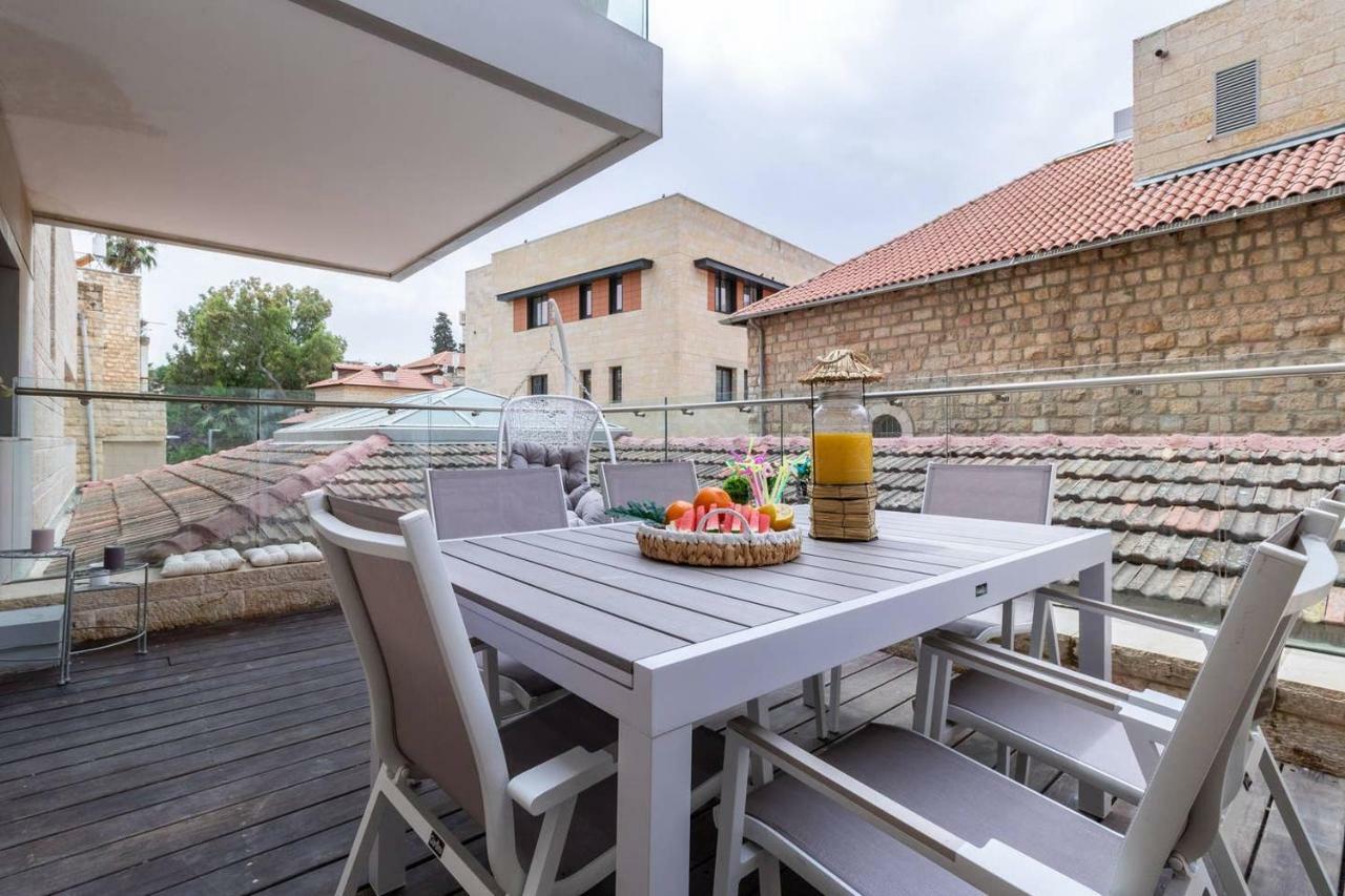 King David Residence Luxury 4 Bd/Pool/Gym/Parking Jerusalem Exteriör bild