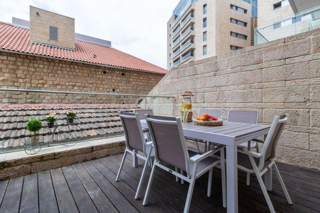 King David Residence Luxury 4 Bd/Pool/Gym/Parking Jerusalem Exteriör bild